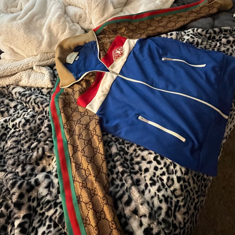 GG technical jersey jacket